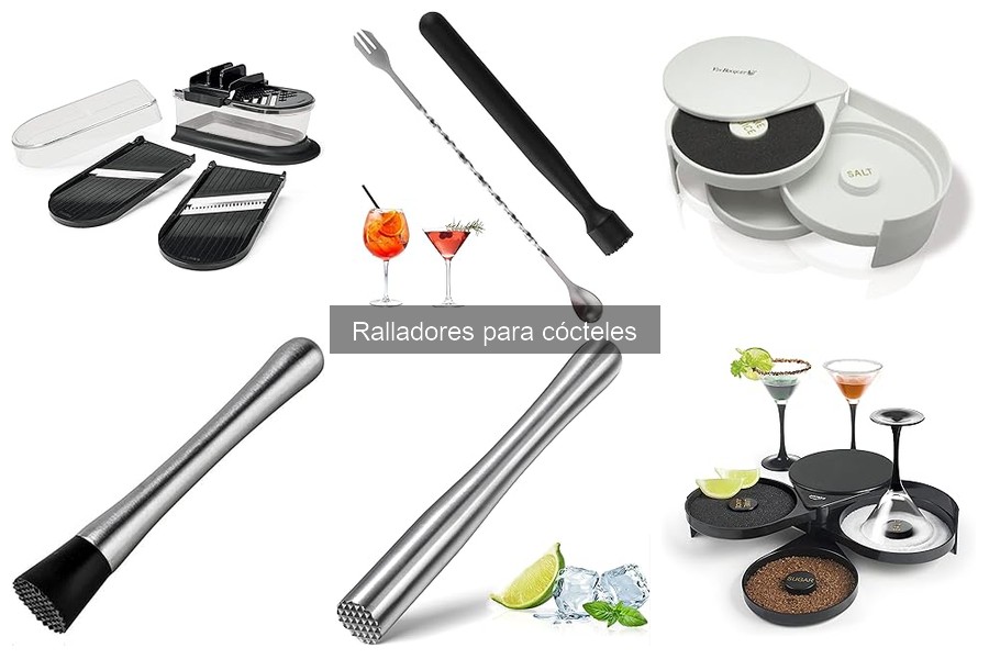 Ralladores para cócteles: económicos vs. premium