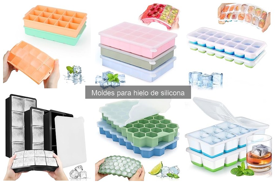 Recetas Creativas con Hielo en Moldes de Silicona
