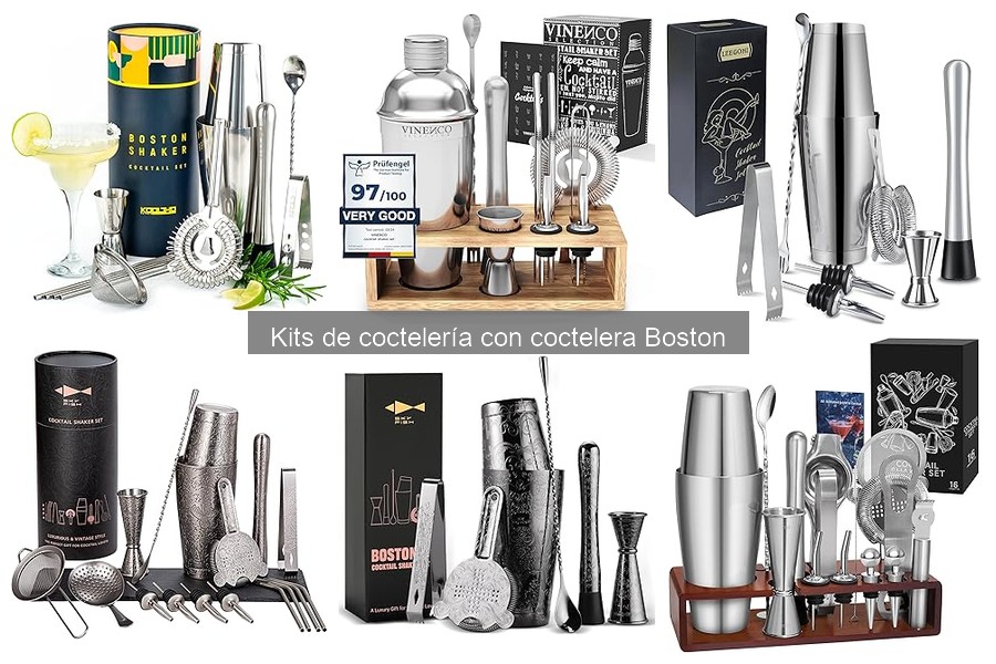 Recetas de cócteles con tu kit de coctelería Boston
