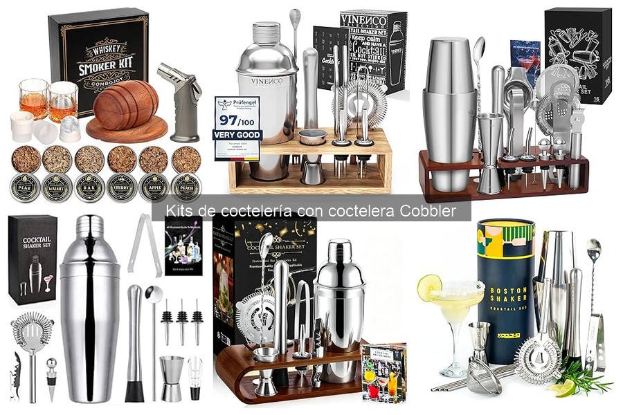 Recetas de Cócteles Fáciles con Kit de Coctelería Cobbler
