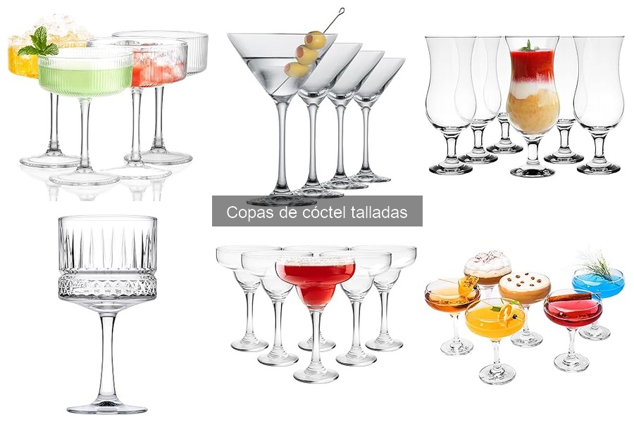 Recetas de cócteles perfectos para copas talladas
