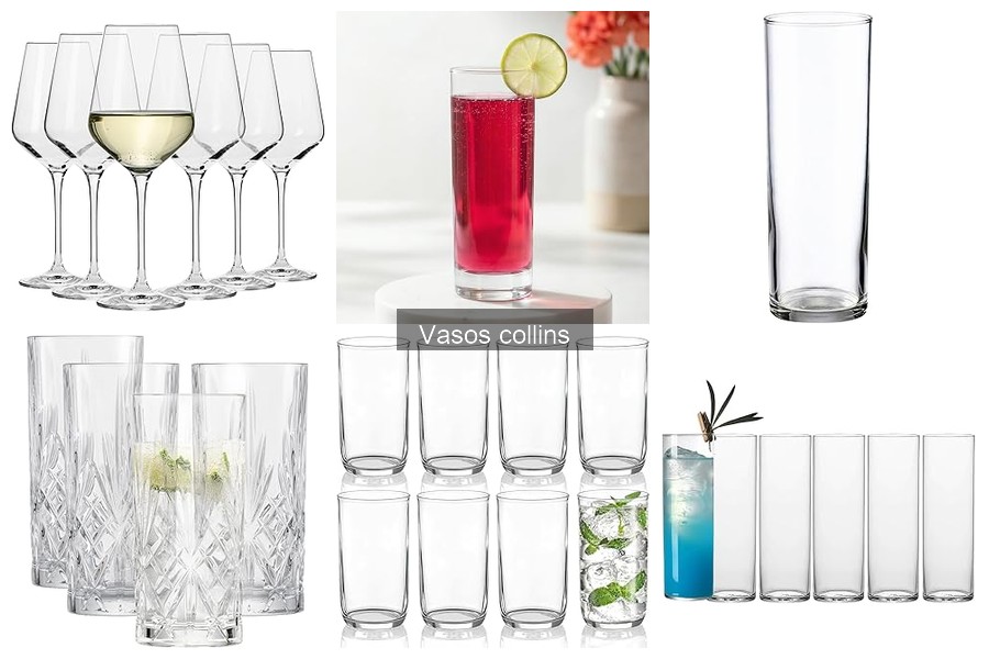 Recetas de cócteles perfectos para vasos collins
