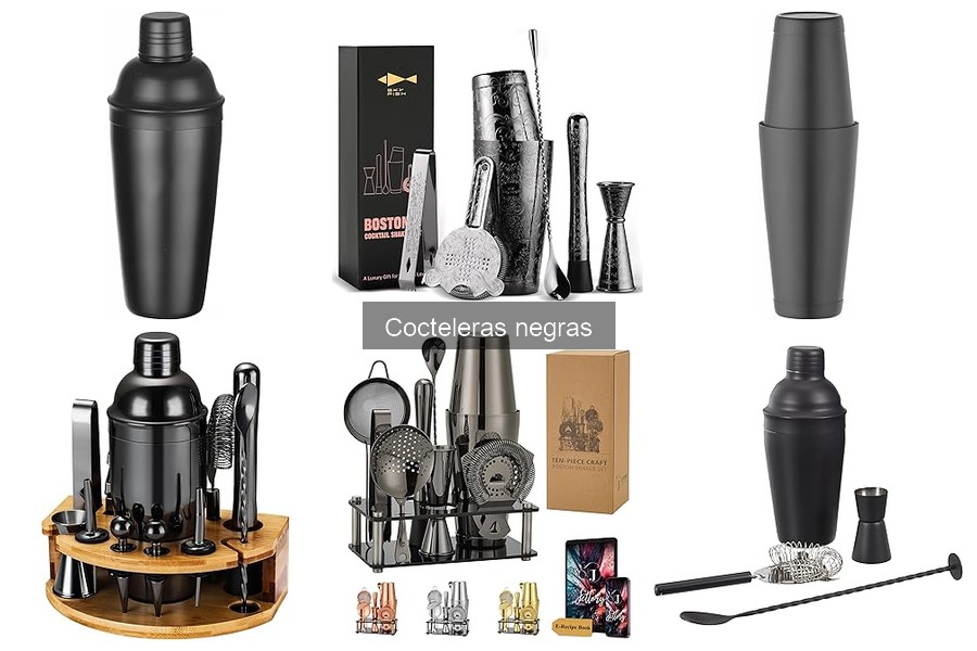 Recetas Exclusivas de Cócteles con Coctelera Negra