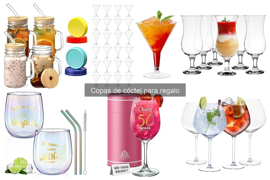Regalos originales: Copas de cóctel creativas para sorprender