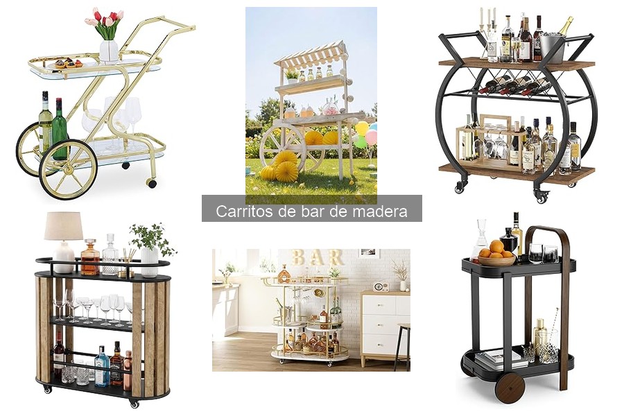 ¿Son duraderos los carritos de bar de madera? Guía completa