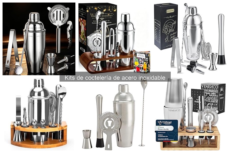 Tendencias en Kits de Coctelería de Acero Inoxidable 2023