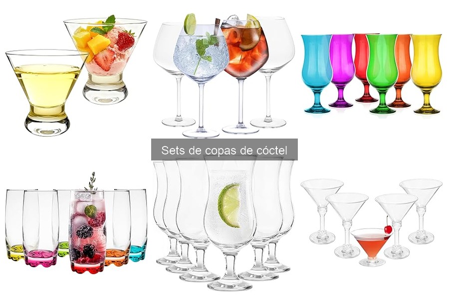 Tendencias en Sets de Copas de Cóctel para 2023