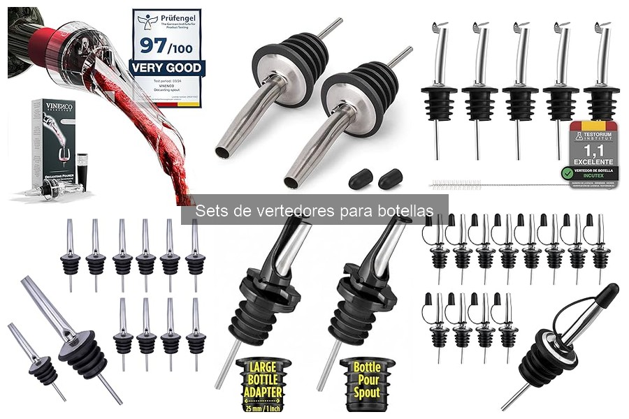 Testimonios sobre Sets de Vertedores para Coctelería en Casa