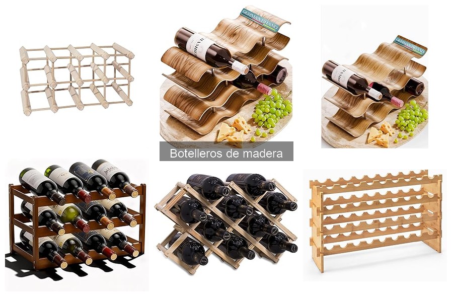 Tipos de botelleros de madera: estilos y diseños para tu hogar
