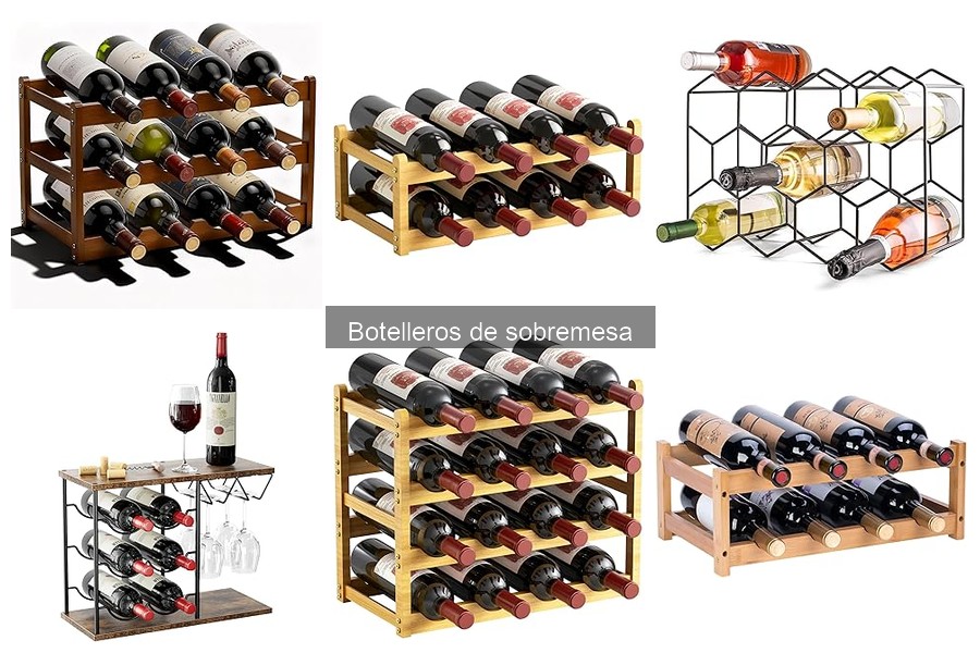 Tipos de Botelleros de Sobremesa: Características y Variedades