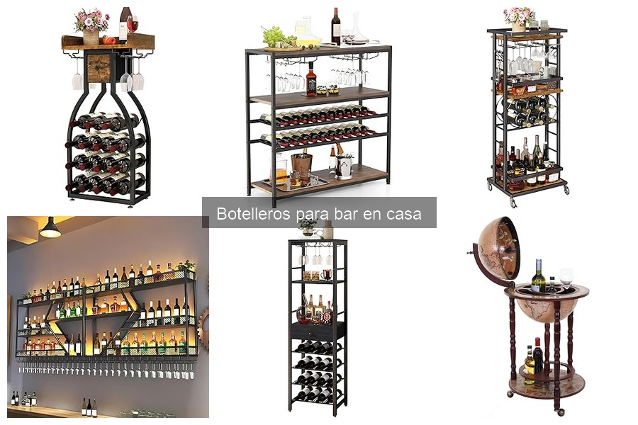 Tipos de botelleros para bar en casa: guía completa