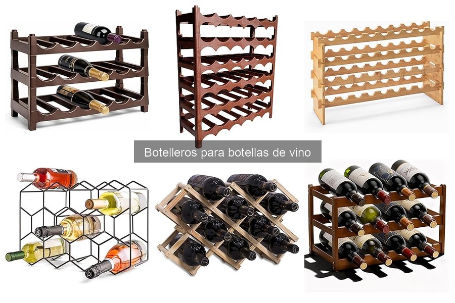 Tipos de botelleros para vino: guía completa