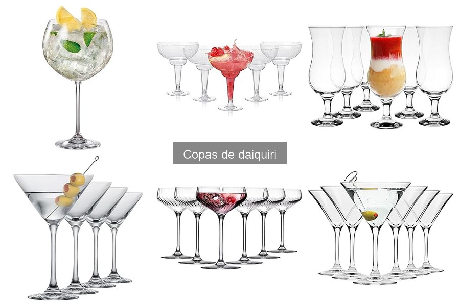 Tipos de copas de daiquiri: Variedades y usos