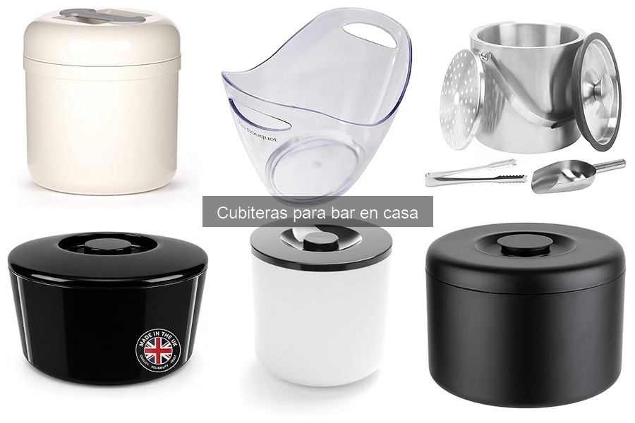 Tipos de cubiteras para bar en casa: guía completa