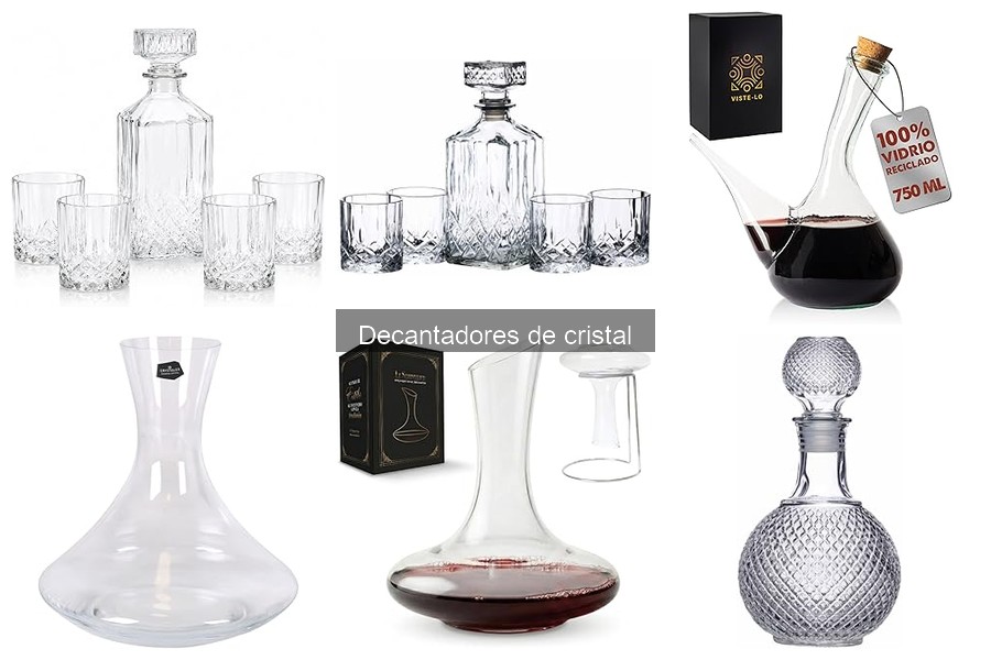 Tipos de Decantadores de Cristal: Guía Completa