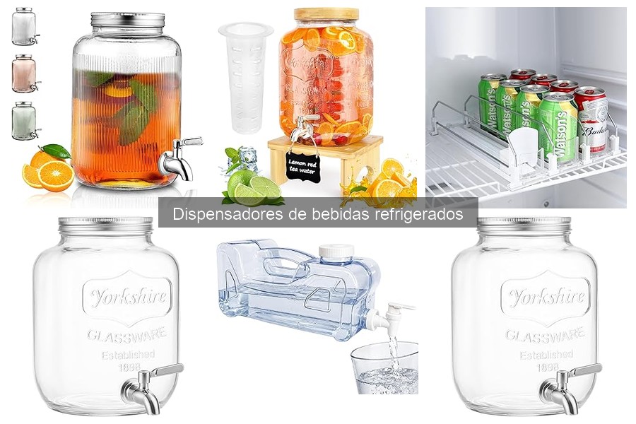 Tipos de dispensadores de bebidas refrigerados para tu hogar