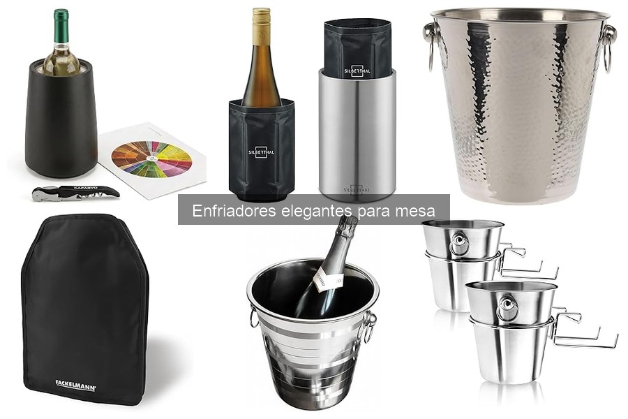 Tipos de enfriadores elegantes para mesa: guía completa