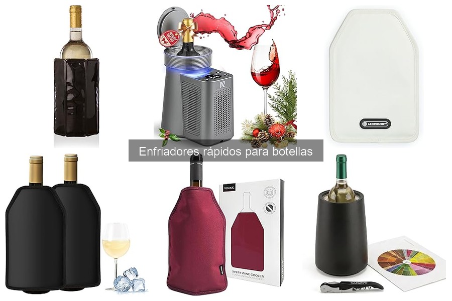 Tipos de enfriadores rápidos para botellas: ¡Descubre el ideal!