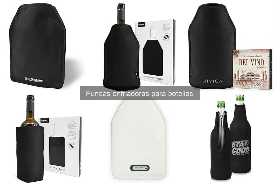 Tipos de fundas enfriadoras para botellas: Guía completa