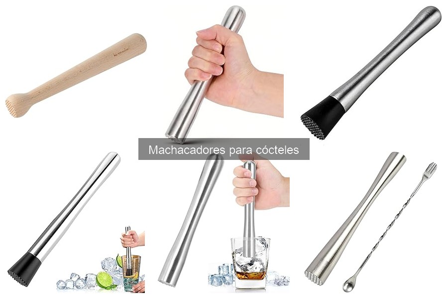 Tipos de machacadores para cócteles: guía completa