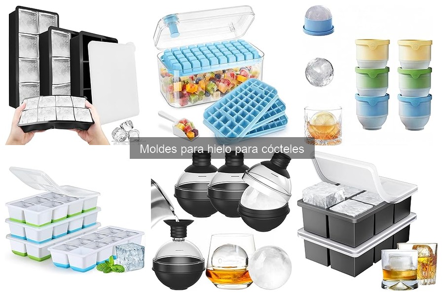 Tipos de moldes para hielo: guía completa para cócteles