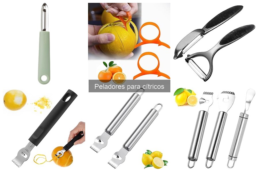 Tipos de peladores para cítricos y sus usos esenciales