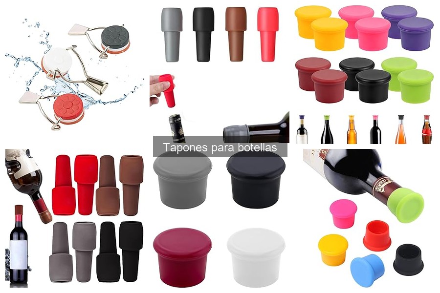 Tipos de tapones para botellas y sus usos prácticos