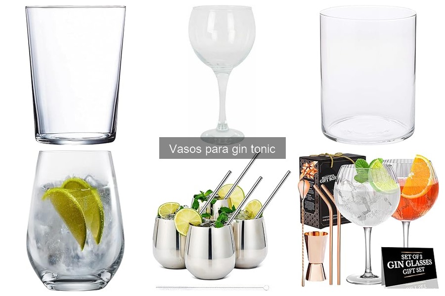 Tipos de vasos para gin tonic: ¡Encuentra el ideal!