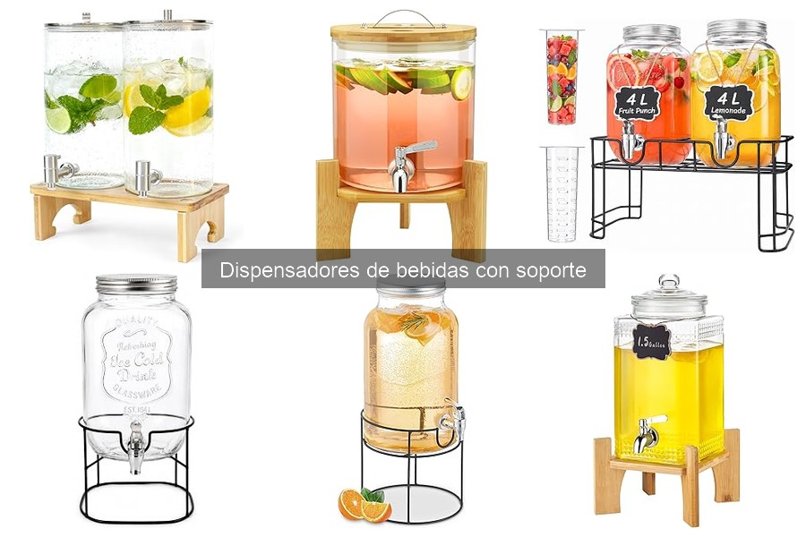Todo sobre dispensadores de bebidas con soporte