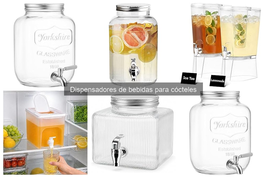 Todo sobre dispensadores de bebidas para cócteles