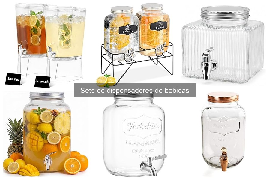 Uso perfecto de sets de dispensadores de bebidas