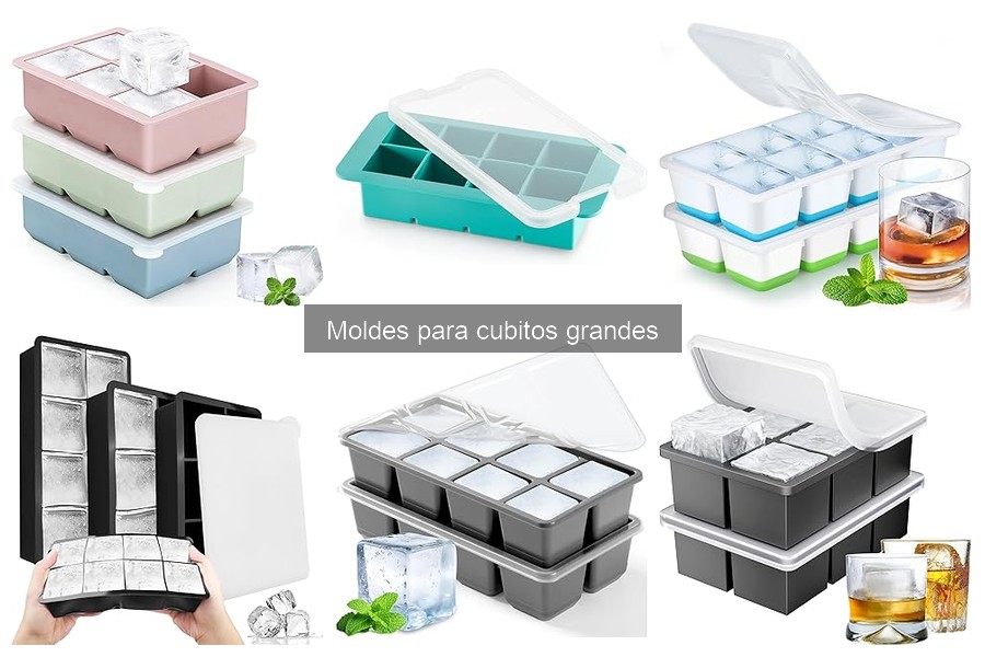 Usos creativos de moldes para cubitos grandes en bebidas sin alcohol