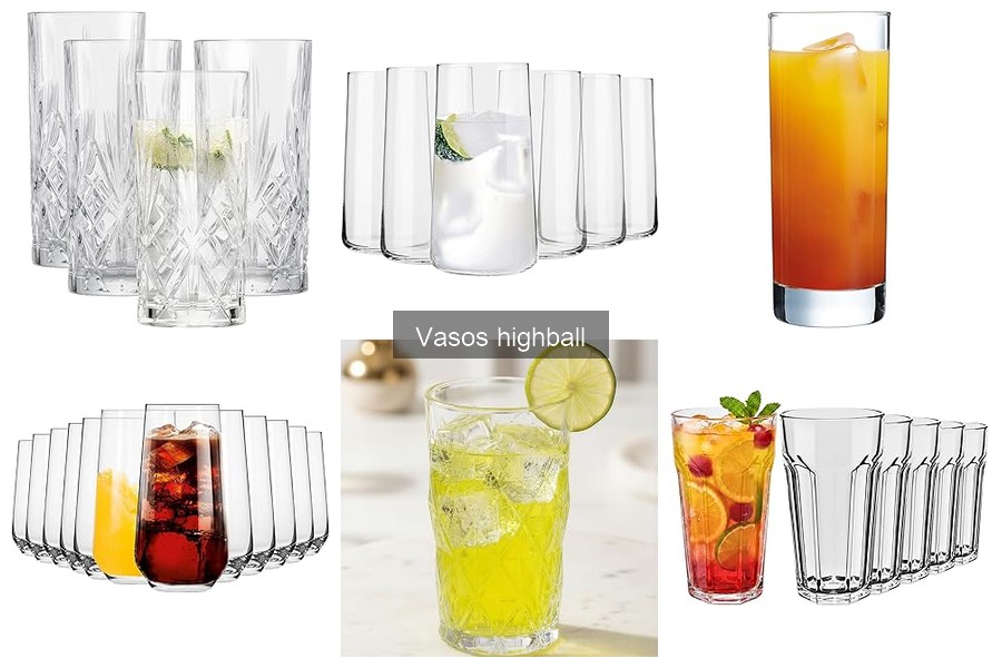 Usos creativos de vasos highball para tus eventos