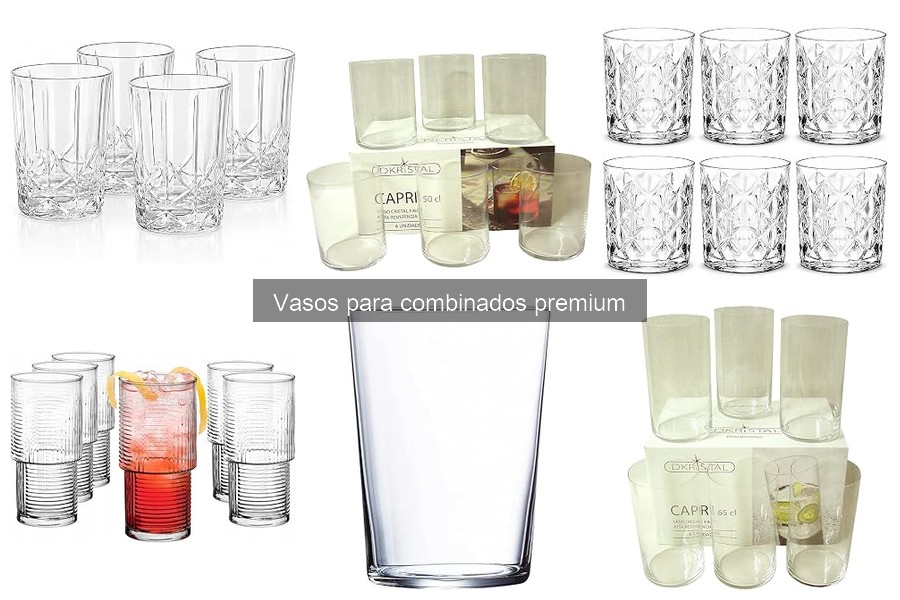 Usos Creativos de Vasos para Combinados Premium