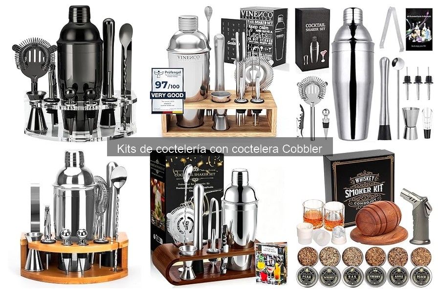 Usos inesperados del kit de coctelería con coctelera Cobbler