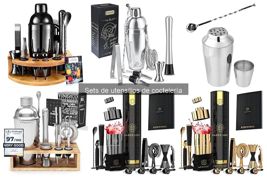 Utensilios Esenciales en un Set de Coctelería para tu Bar