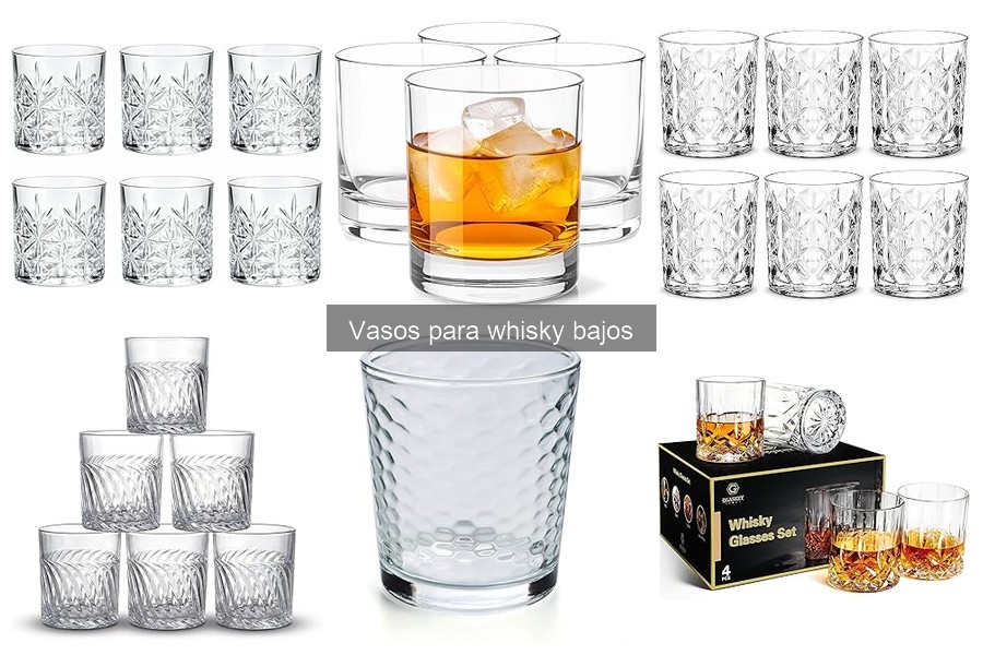 Vaso para whisky bajo vs. vaso tradicional: ¿Cuál elegir?