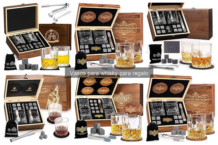 Vasos de whisky personalizados para regalar en ocasiones especiales