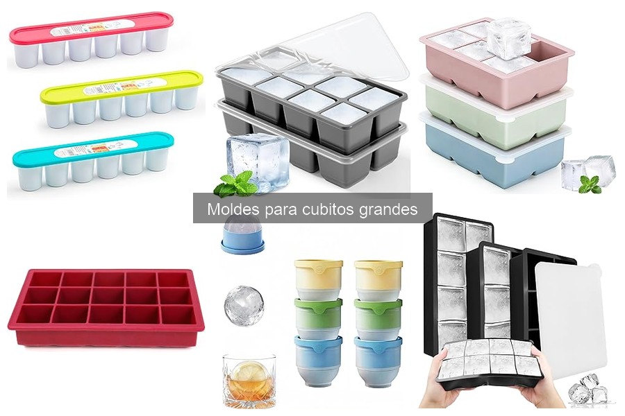 Ventajas de los Moldes para Cubitos Grandes en Coctelería