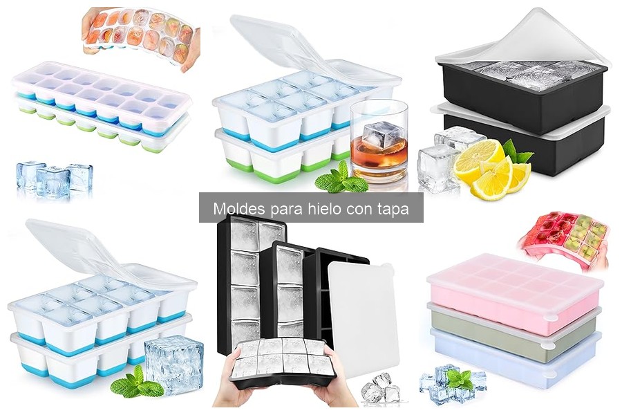Ventajas de los moldes para hielo con tapa para cocktails