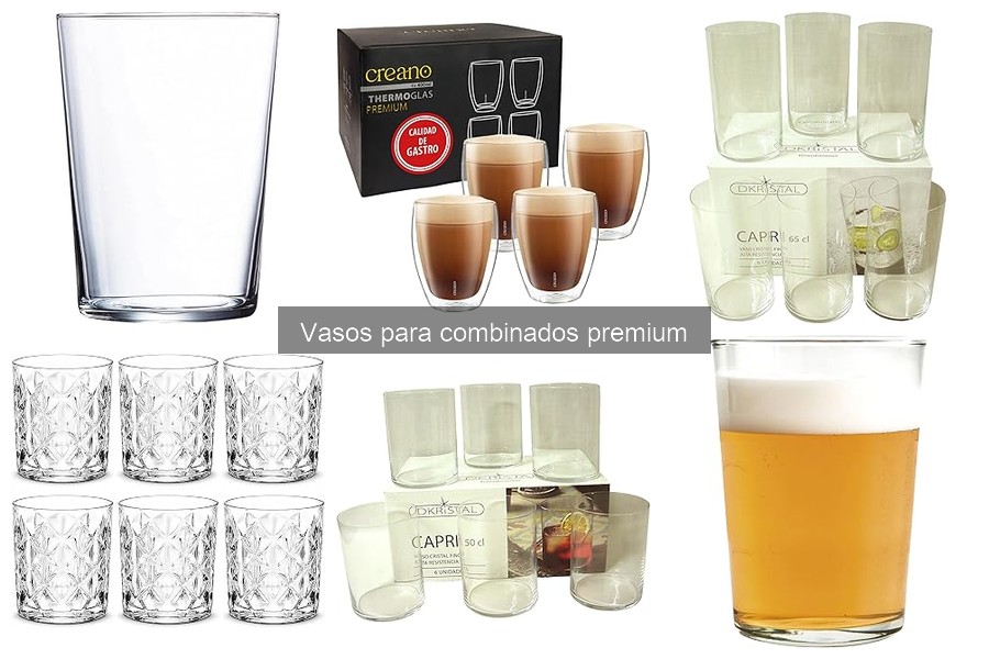 Ventajas de los vasos para combinados premium en casa