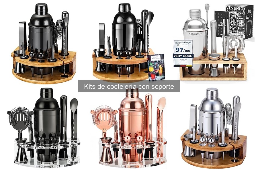 Ventajas de un Kit de Coctelería con Soporte para tu Bar