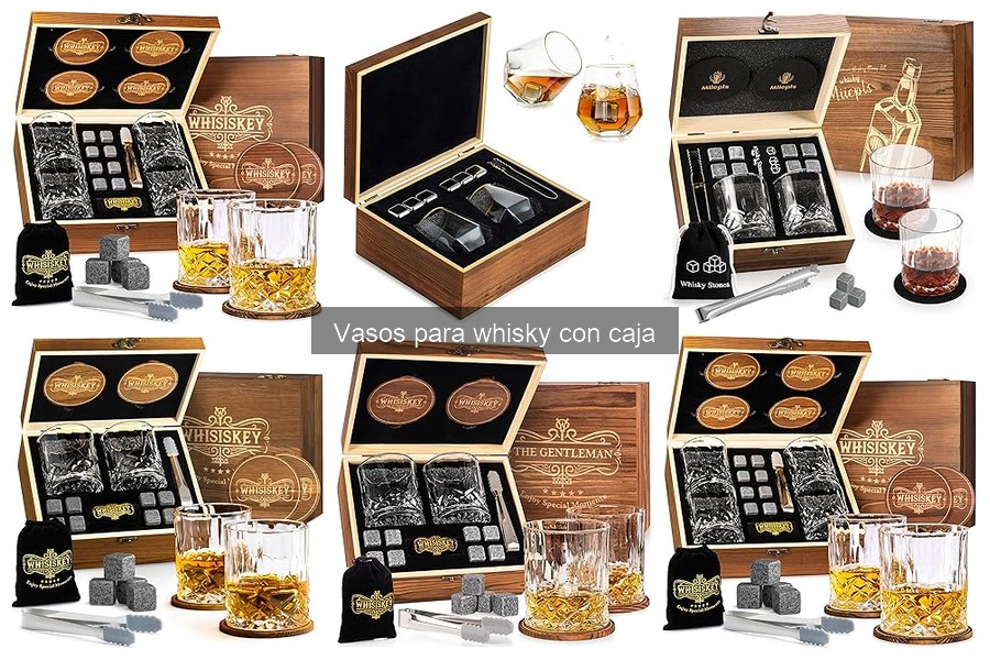 Ventajas de un set de vasos para whisky con caja