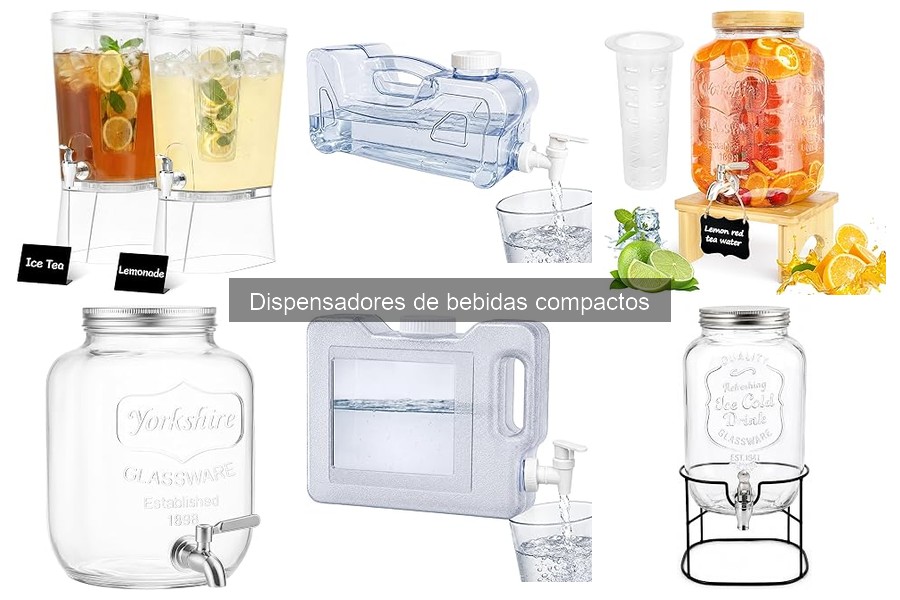 Ventajas de usar dispensadores de bebidas compactos en casa