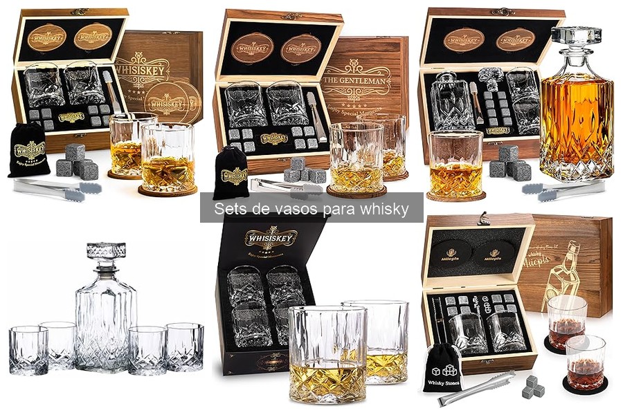 Ventajas de usar sets de vasos para whisky en casa
