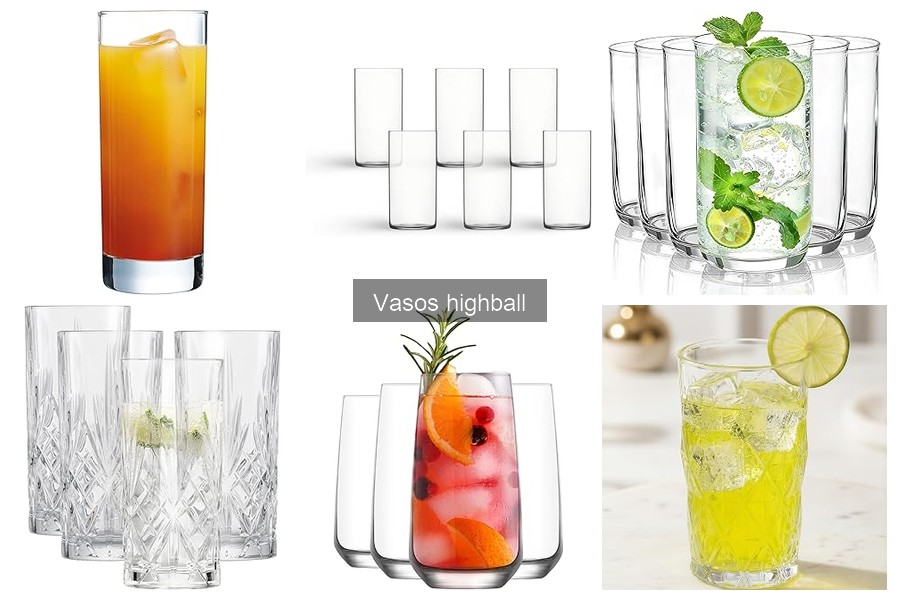 Ventajas de usar vasos highball en la coctelería