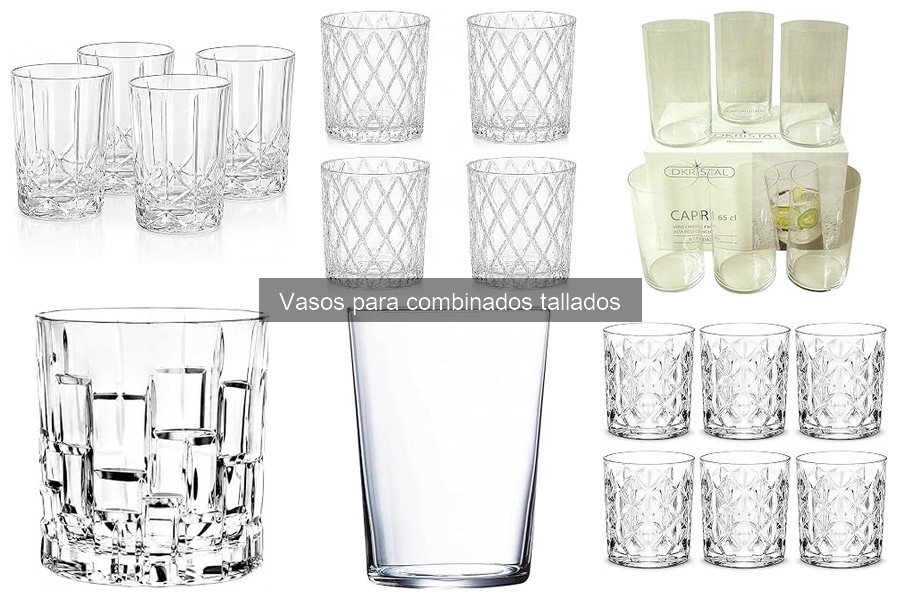 Ventajas de usar vasos para combinados tallados en casa