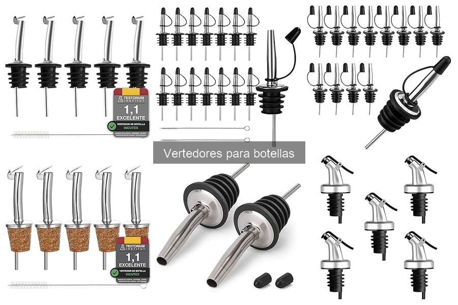 Ventajas de usar vertedores para botellas en casa