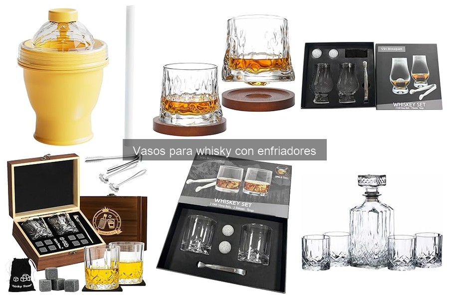 Ventajas de vasos con enfriadores para disfrutar el whisky