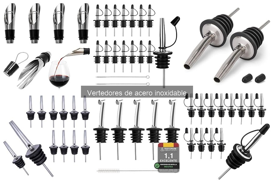 Ventajas del acero inoxidable en vertedores para bar en casa